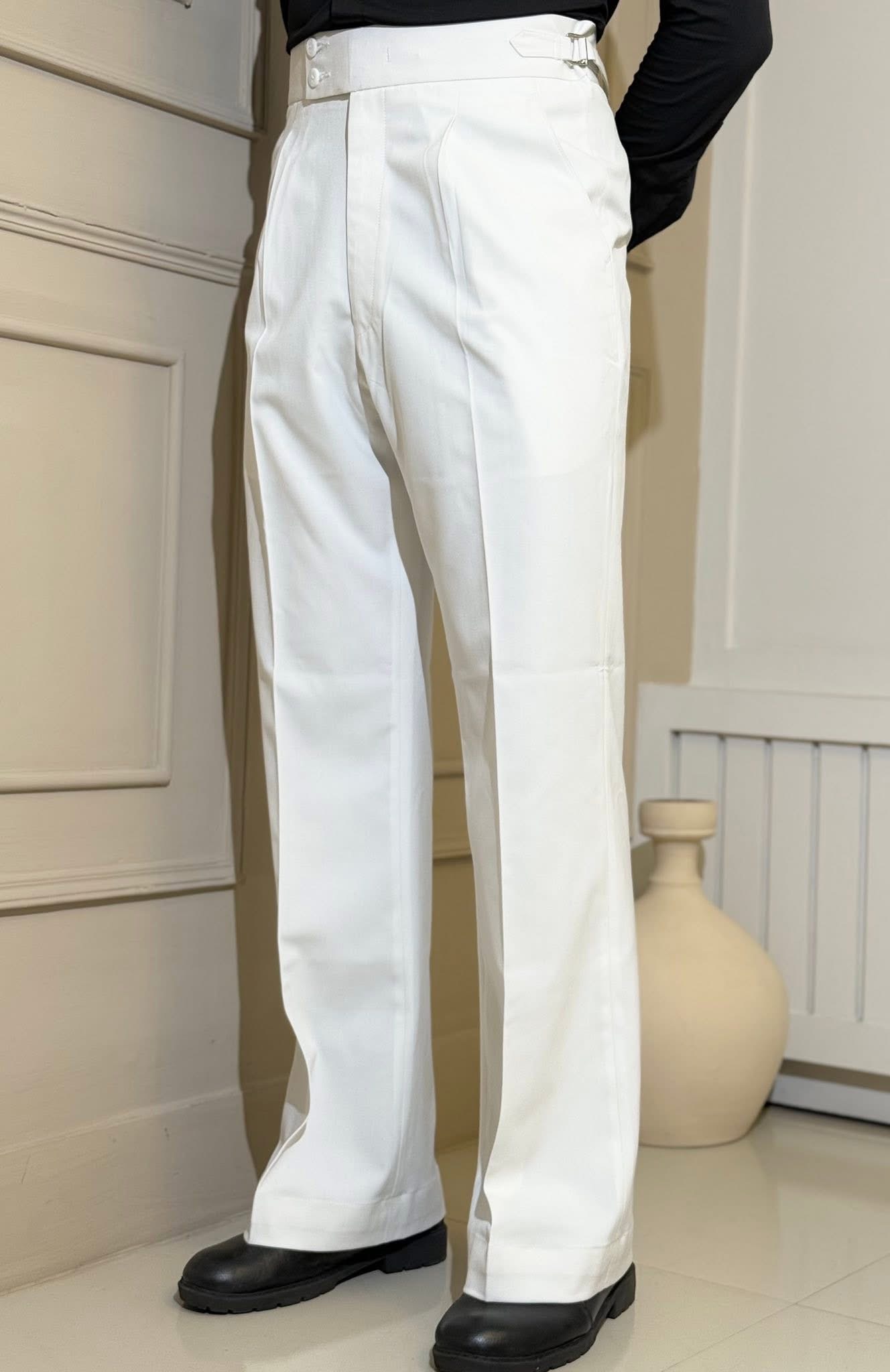 Off white Bootcut Gurkha pant - Image 3