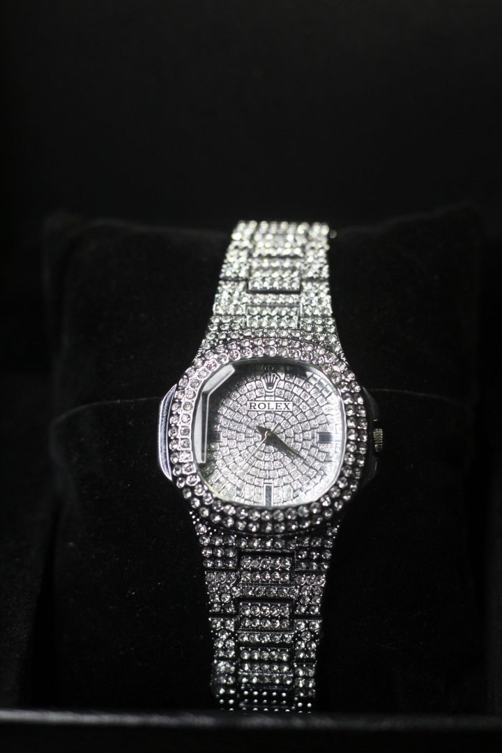 Rolex diamond stone watch - Image 3