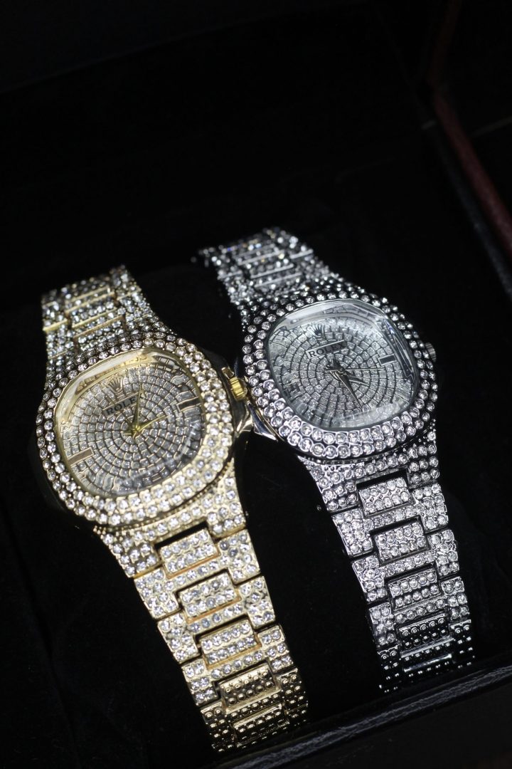 Rolex diamond stone watch - Image 10