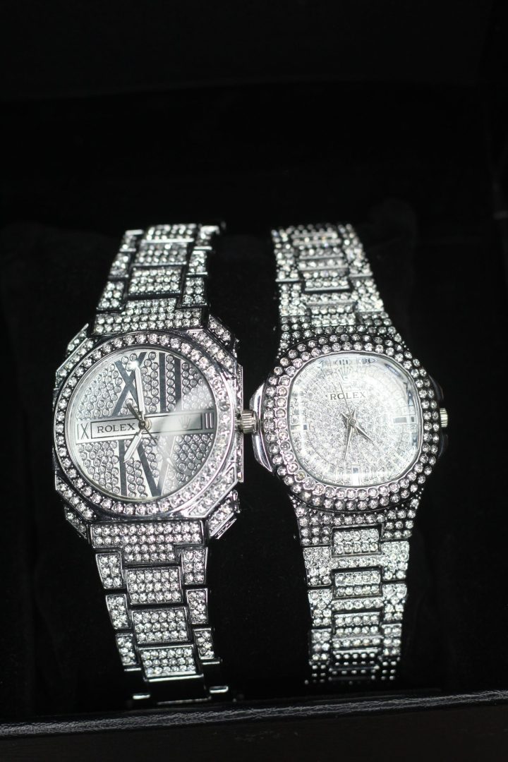 Rolex diamond stone watch - Image 5