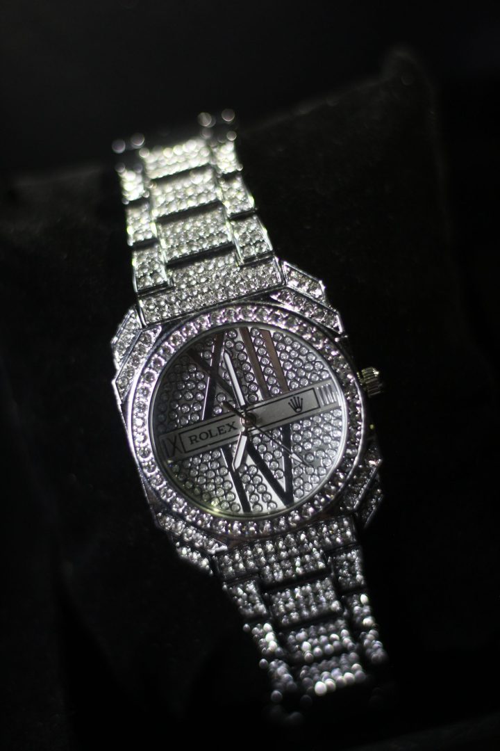 Rolex diamond stone watch - Image 6