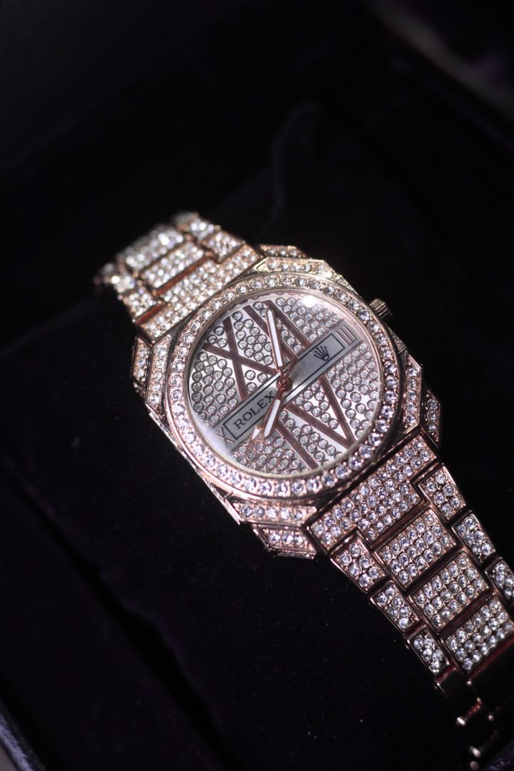 Rolex diamond stone watch - Image 13