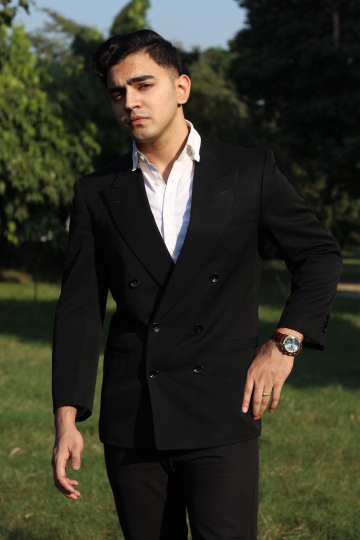 Black Double breasted Blazer