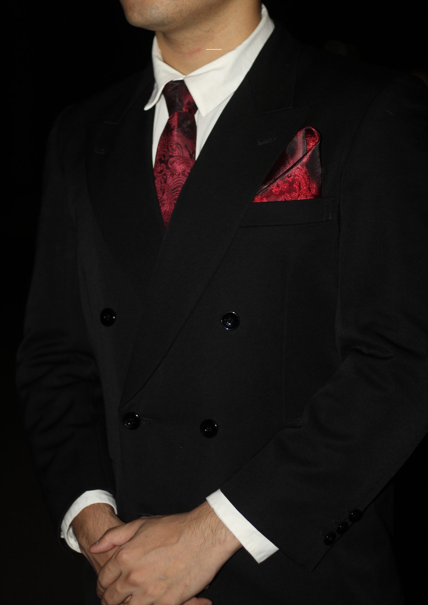 Black Double breasted Blazer - Image 2