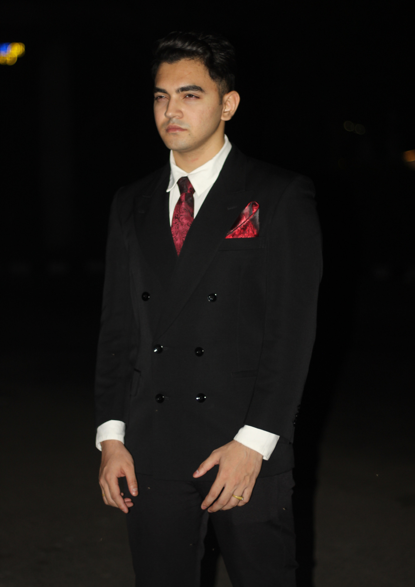 Black Double breasted Blazer