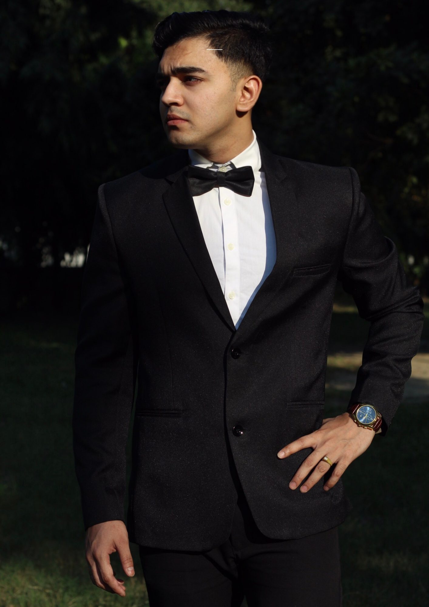 Black single breasted Milan blazer - Image 3