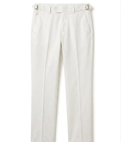 Off White Straight cut Guekha Pant