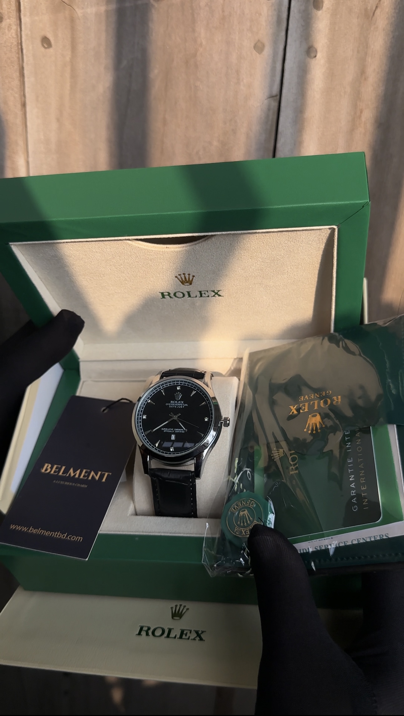 Deep Black Rolex Oyster - Date Just - Image 4