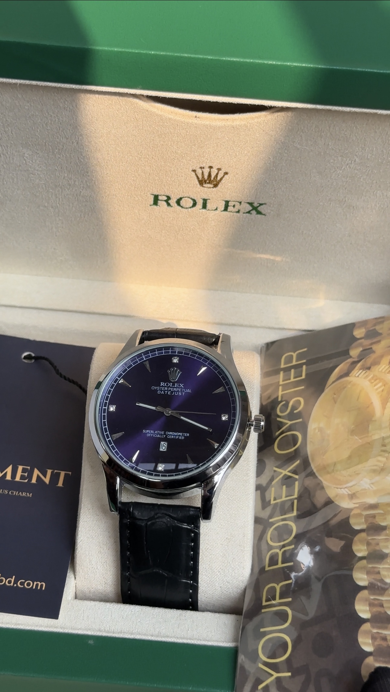 Purple Levender Rolex Oyster - Date Just