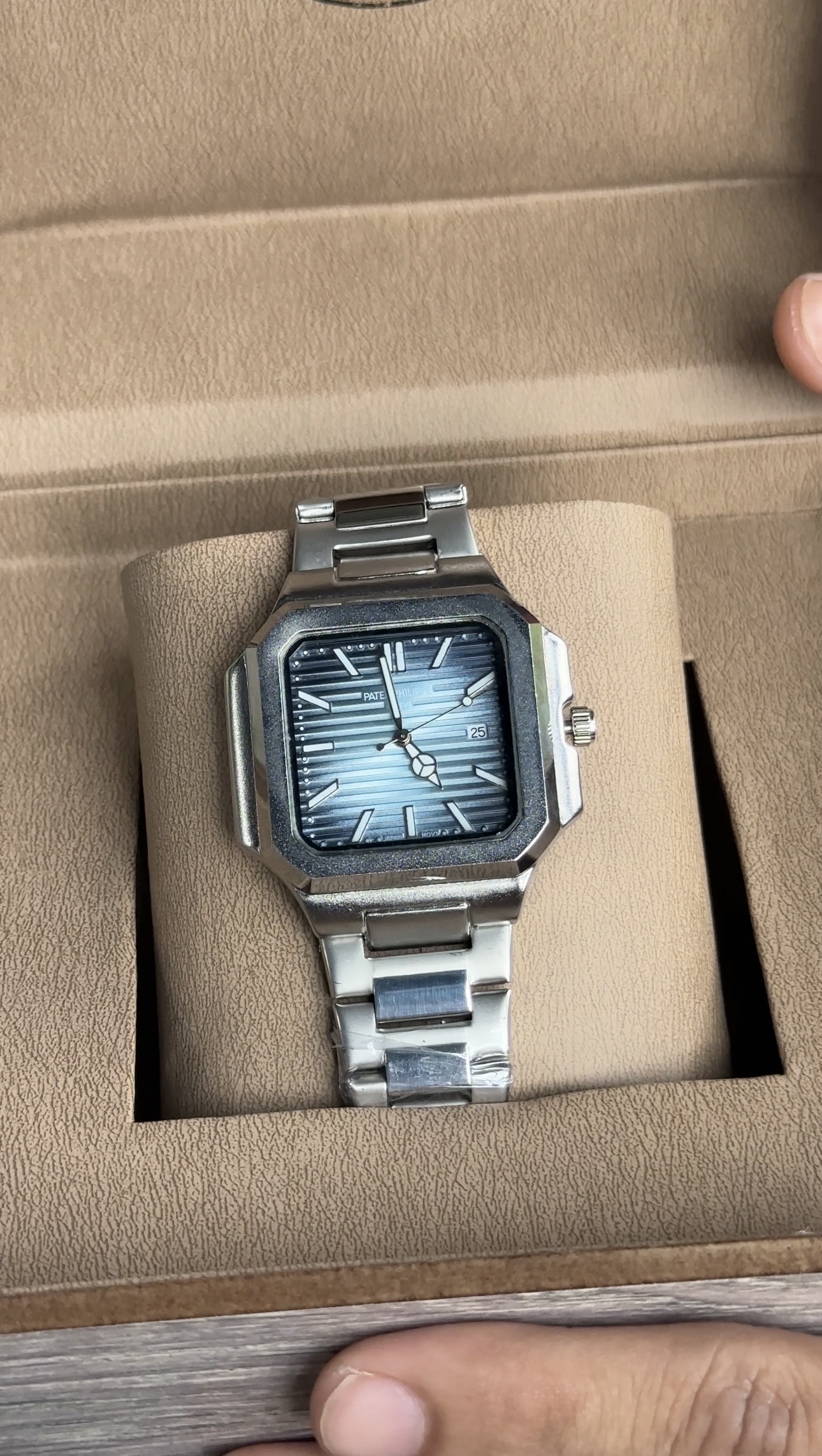 SEA BLUE PATEK PHILIPPE CUBITUS WITH ORGINAL BOX - Image 3