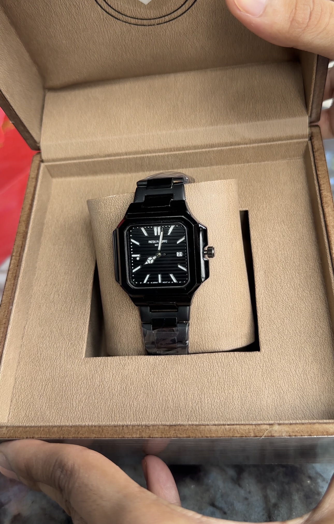 Matte Black PATEK PHILIPPE CUBITUS WITH ORGINAL BOX